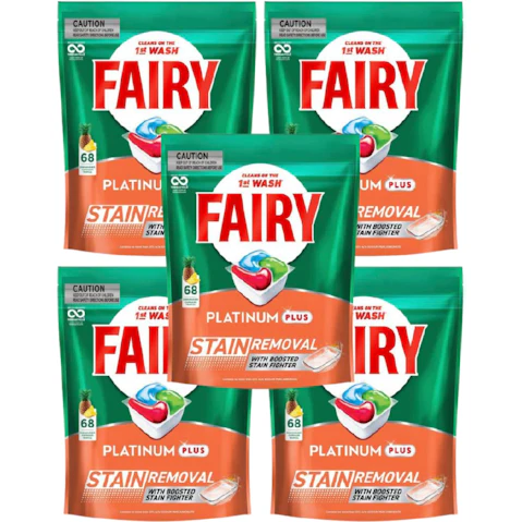 Fairy Platinum Plus x 340 Tropical Dishwasher Tablets