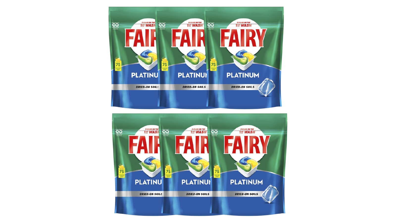 Fairy Platinum x 450 Lemon Dishwasher Tablets