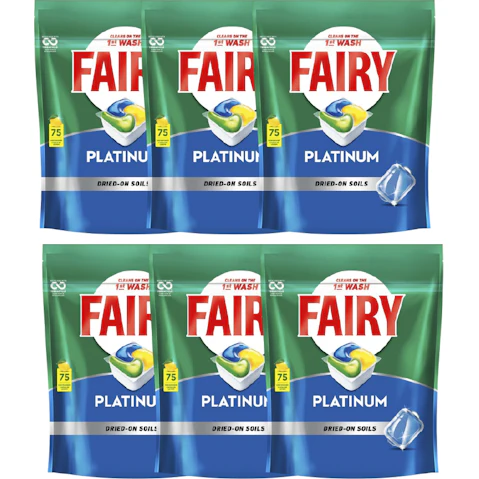 Fairy Platinum x 450 Lemon Dishwasher Tablets