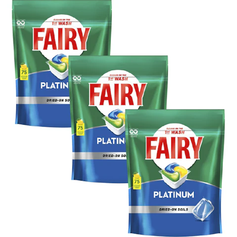 Fairy Platinum x 225 Lemon Dishwasher Tablets