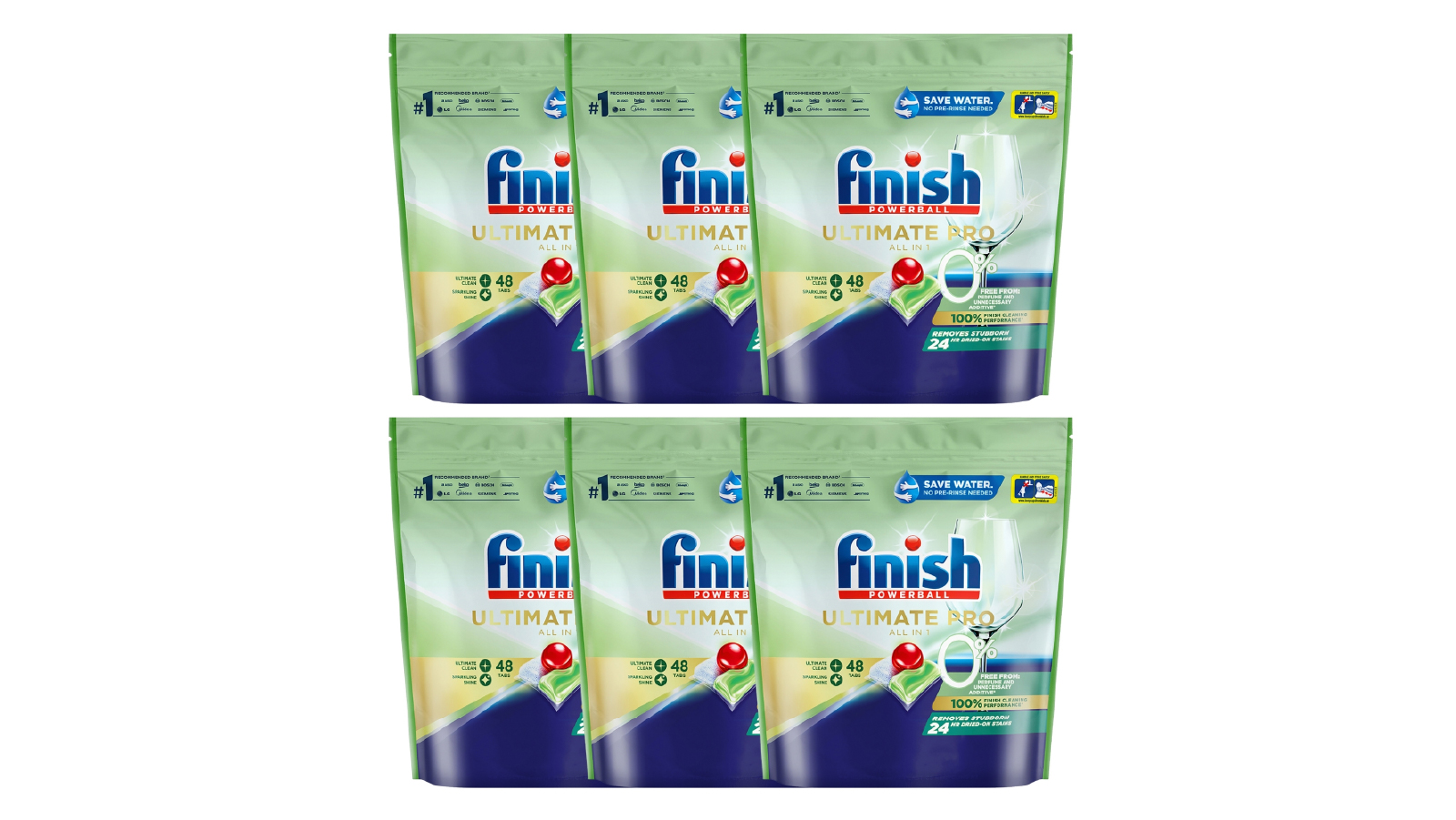 Finish Ultimate Pro 0% x 288 Dishwashing Tablets