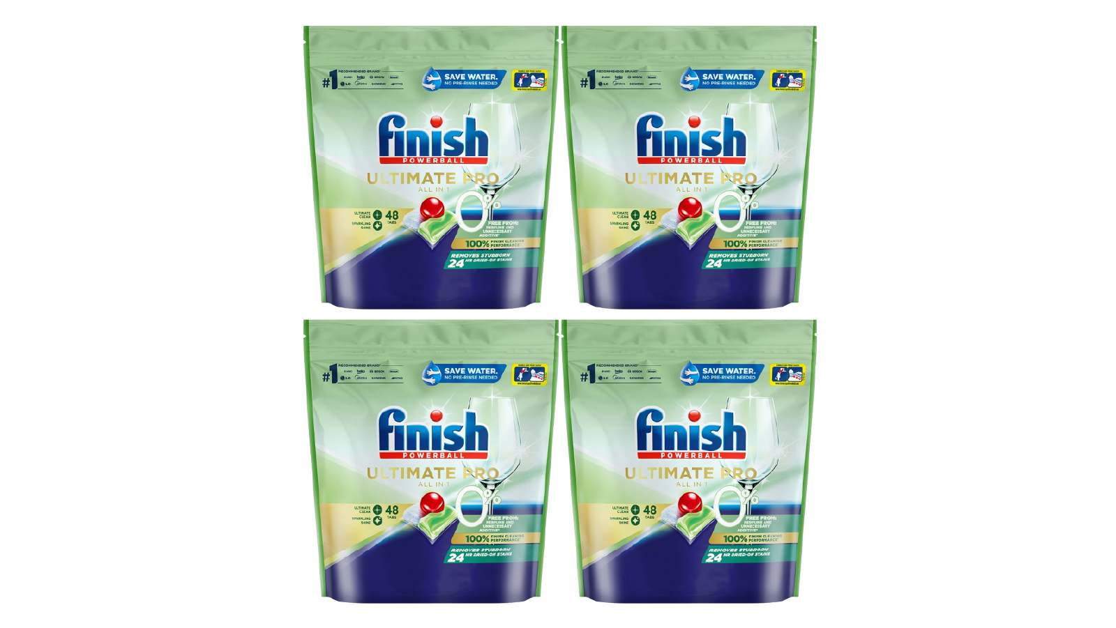 Finish Ultimate Pro 0% x 192 Dishwashing Tablets