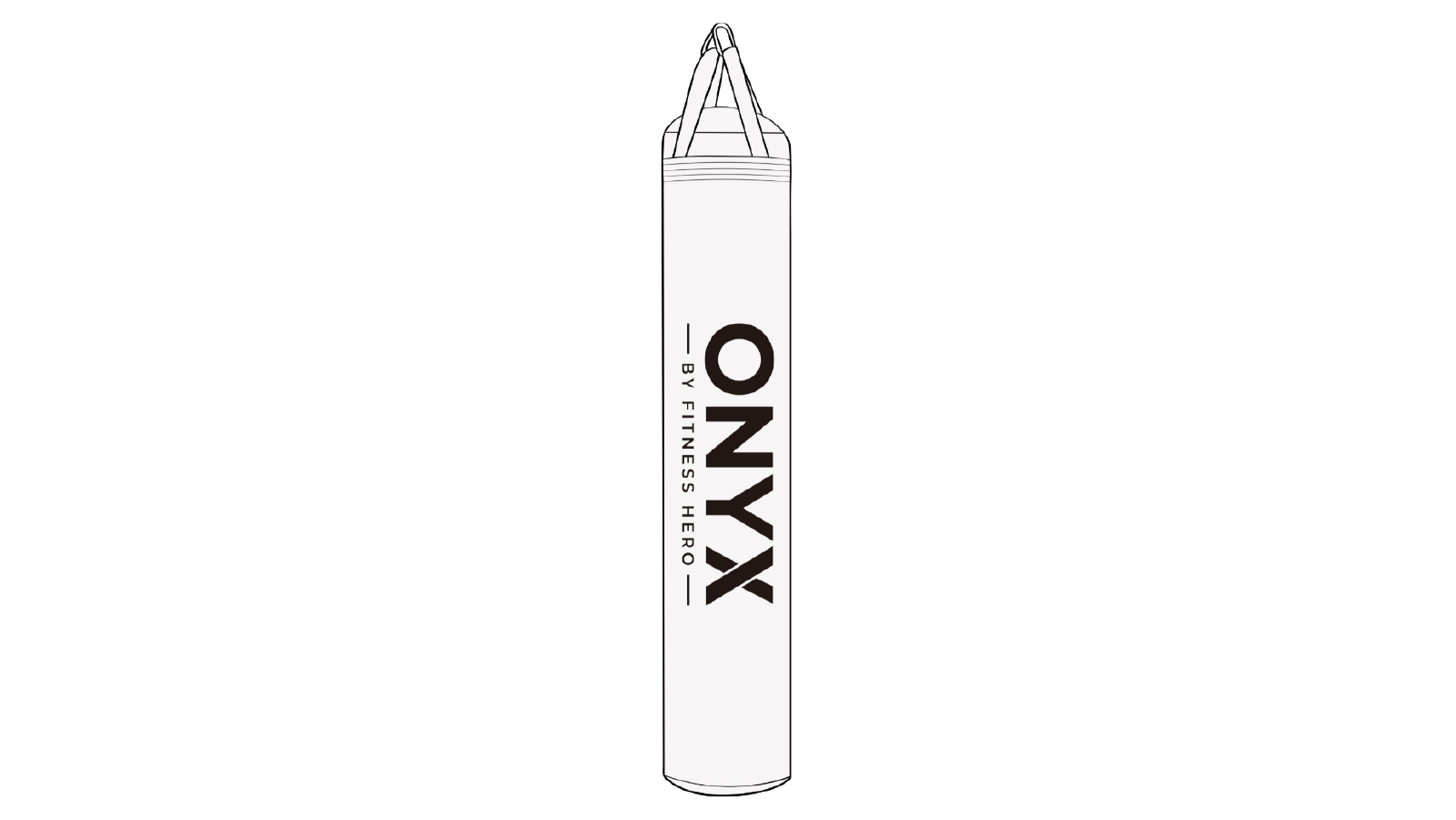 Fitness Hero White Onyx 6 feet Premium Boxing Bag - Empty