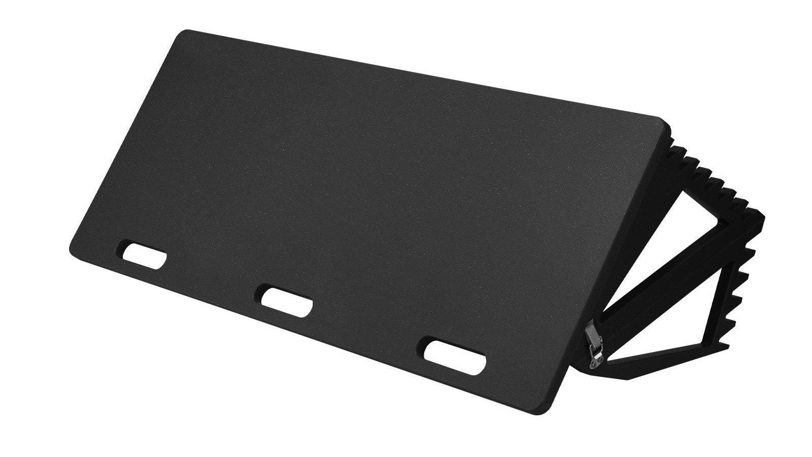 Soccer Rebounder Board Football Rebound Wall  with 3 Adjustable Angles - Black
