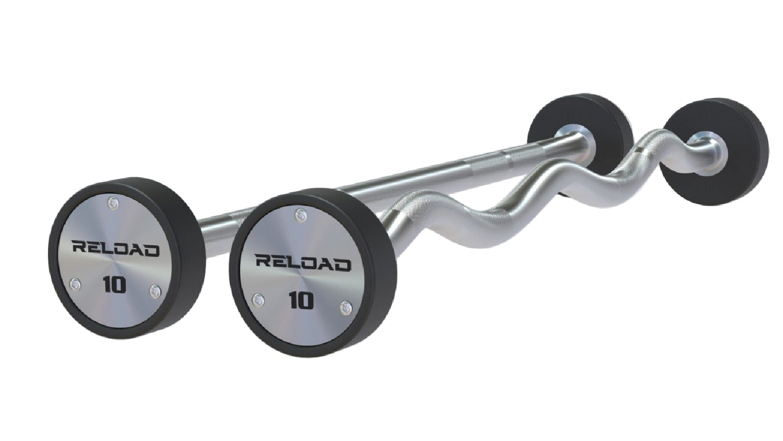 Fitness Hero	Premium CPU Coated	Reload Fixed Straight Barbells - 10kg