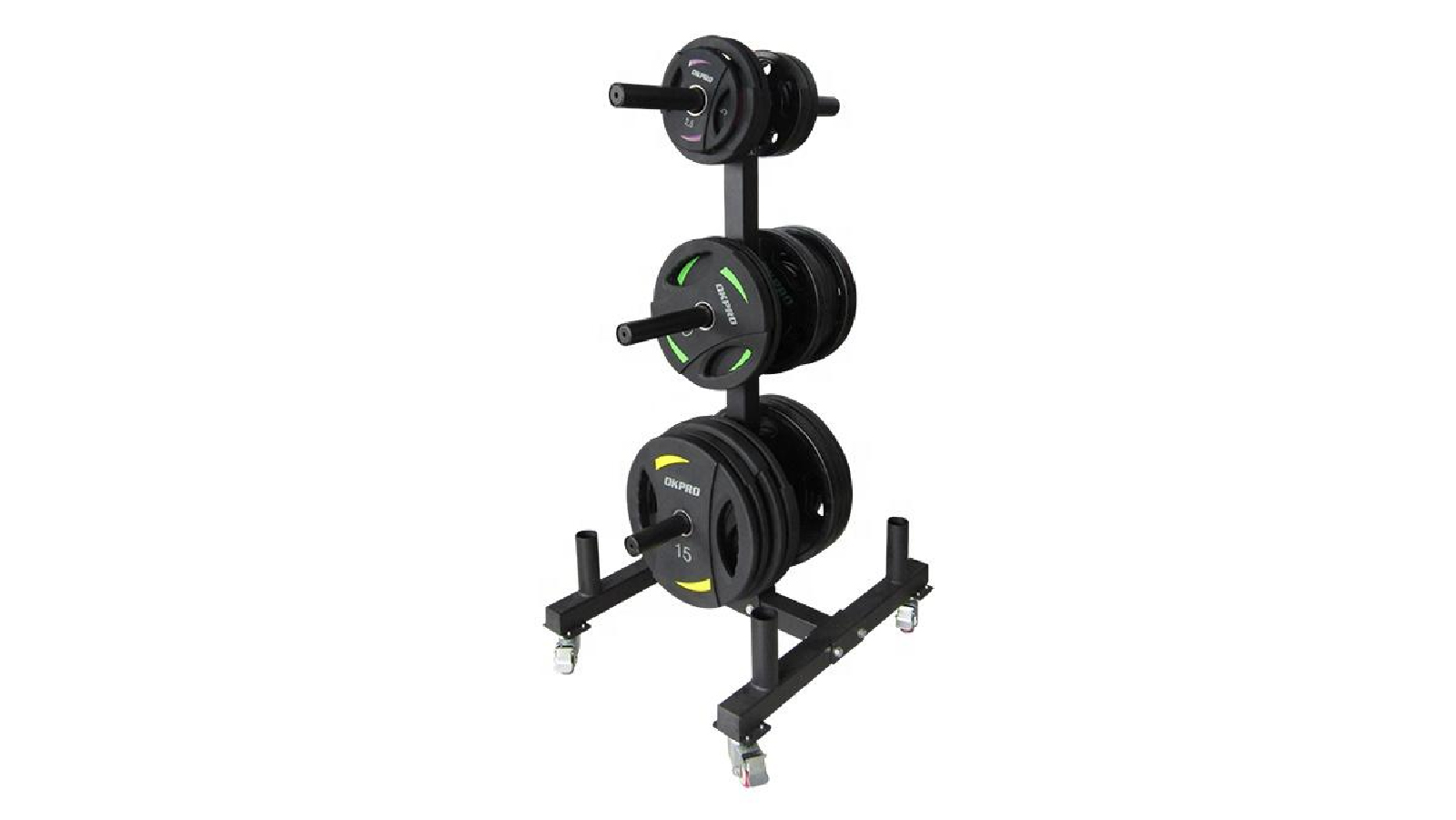 Fitness Hero Olympic Weight Plate and Barbell Holder