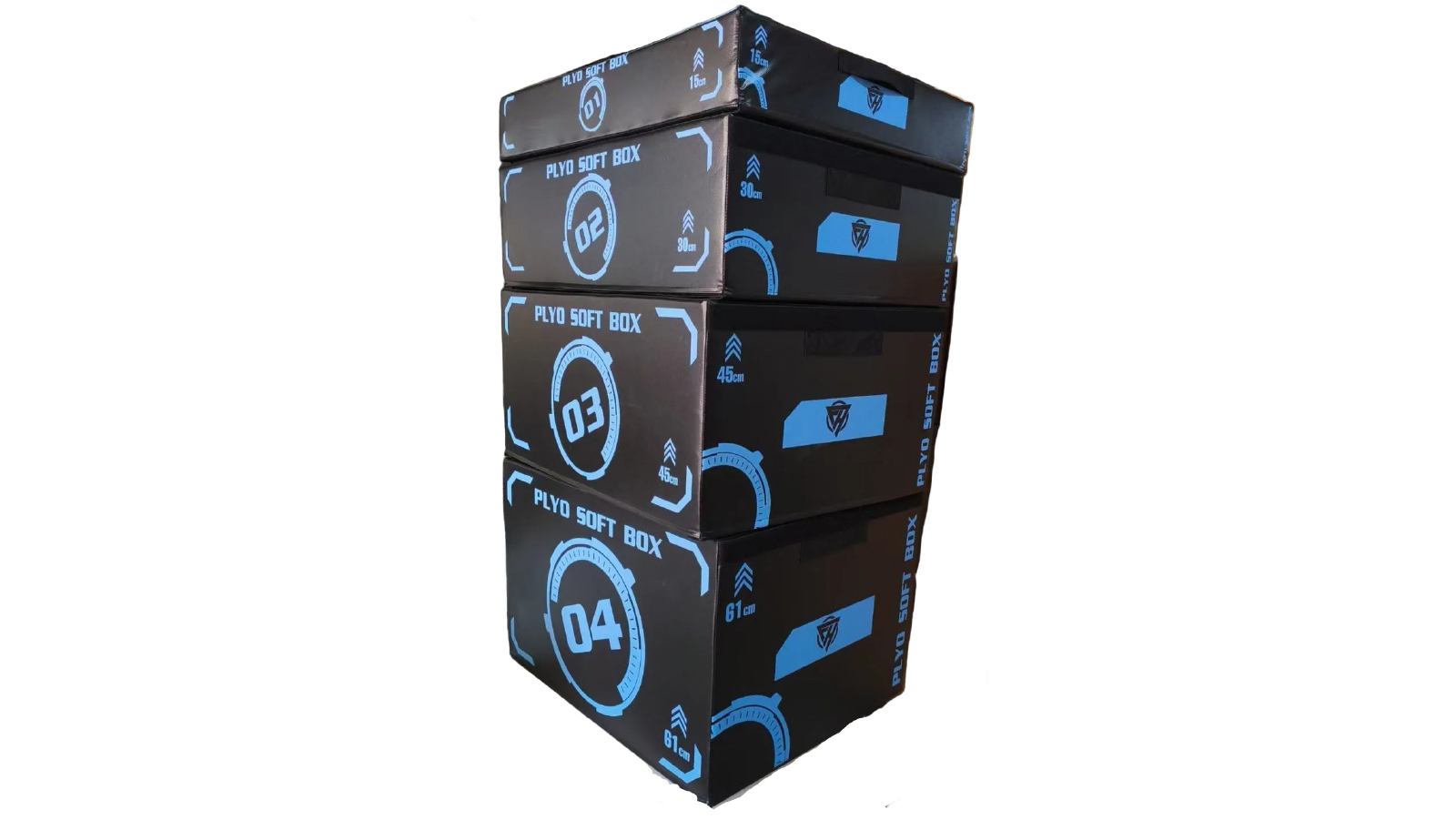 Fitness Hero 4 Set of HD Modular Foam Plyo Box