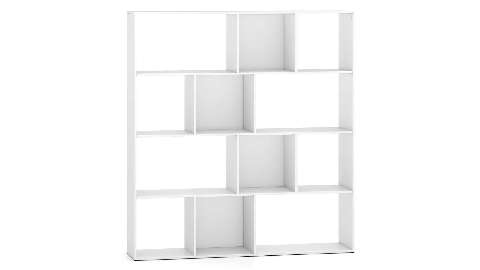 Costway 4 Tier Open Shelf Display Rack with 12 Storage Cube Units