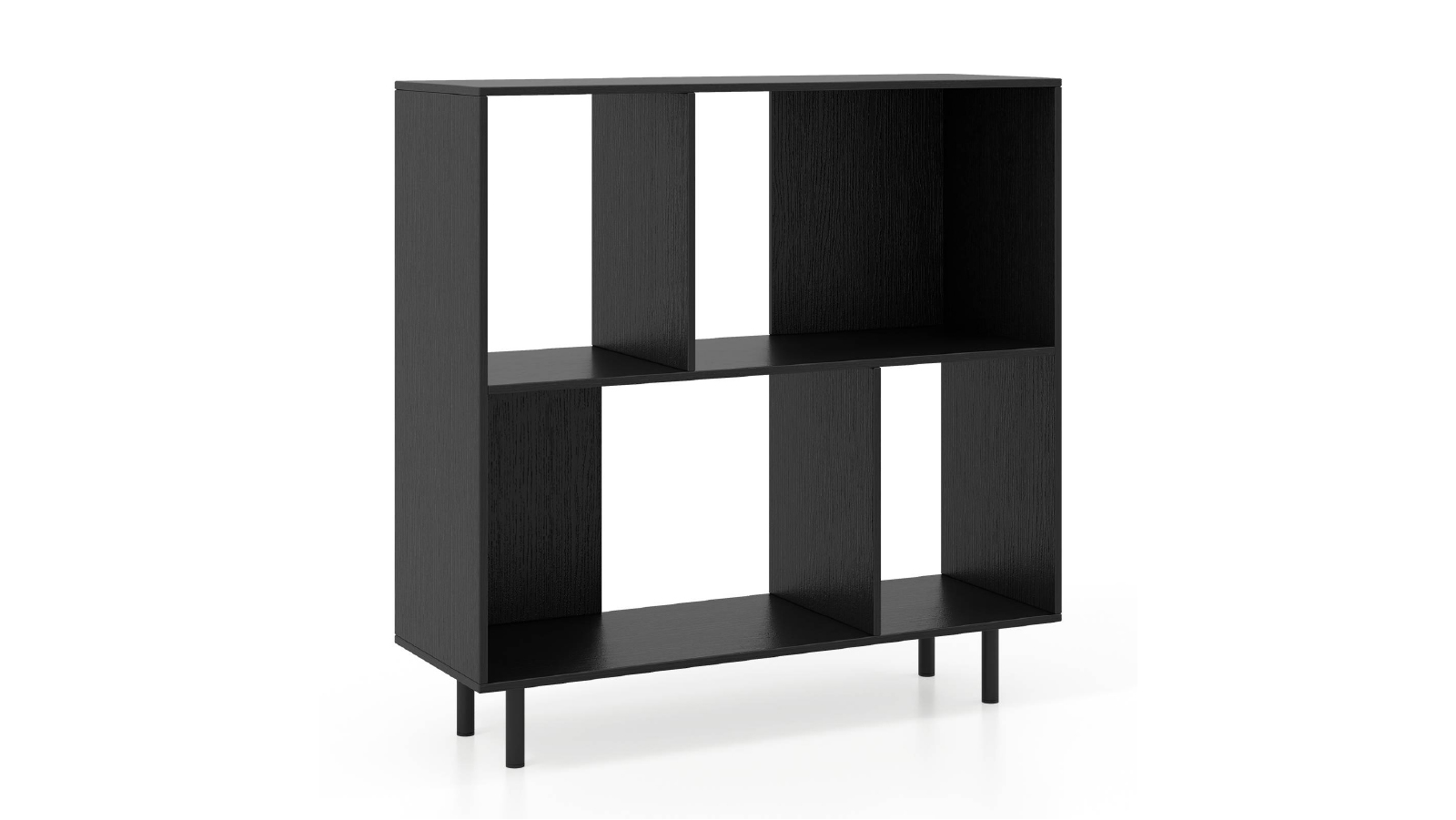 Costway Open Shelf Cube Bookshelf - Black