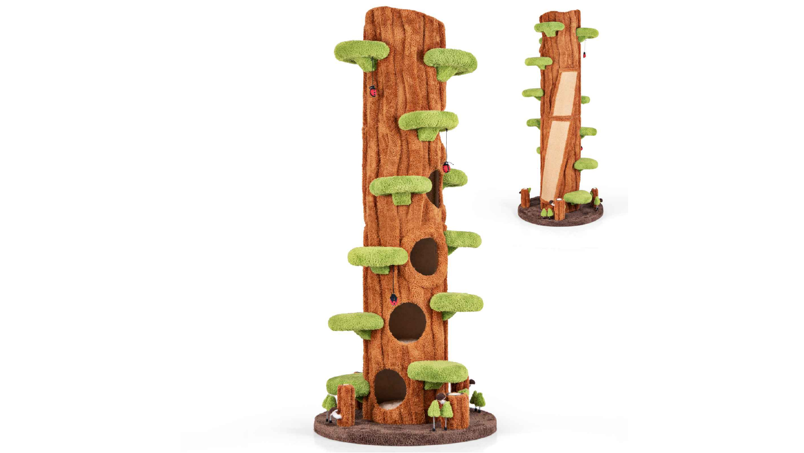 Costway 2.3m Multi-layer Large Cat Tree Tower