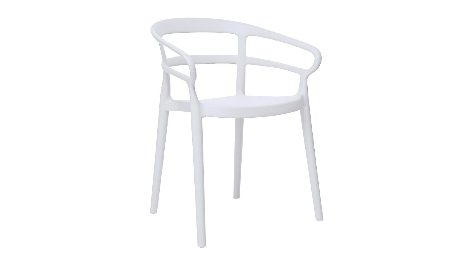 Bolero 2 Pack of Mateo Cafe Chairs - White