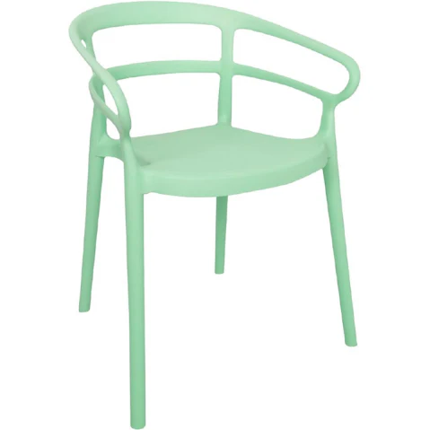 Bolero 2 Pack of Mateo Cafe Chairs - Mint Green