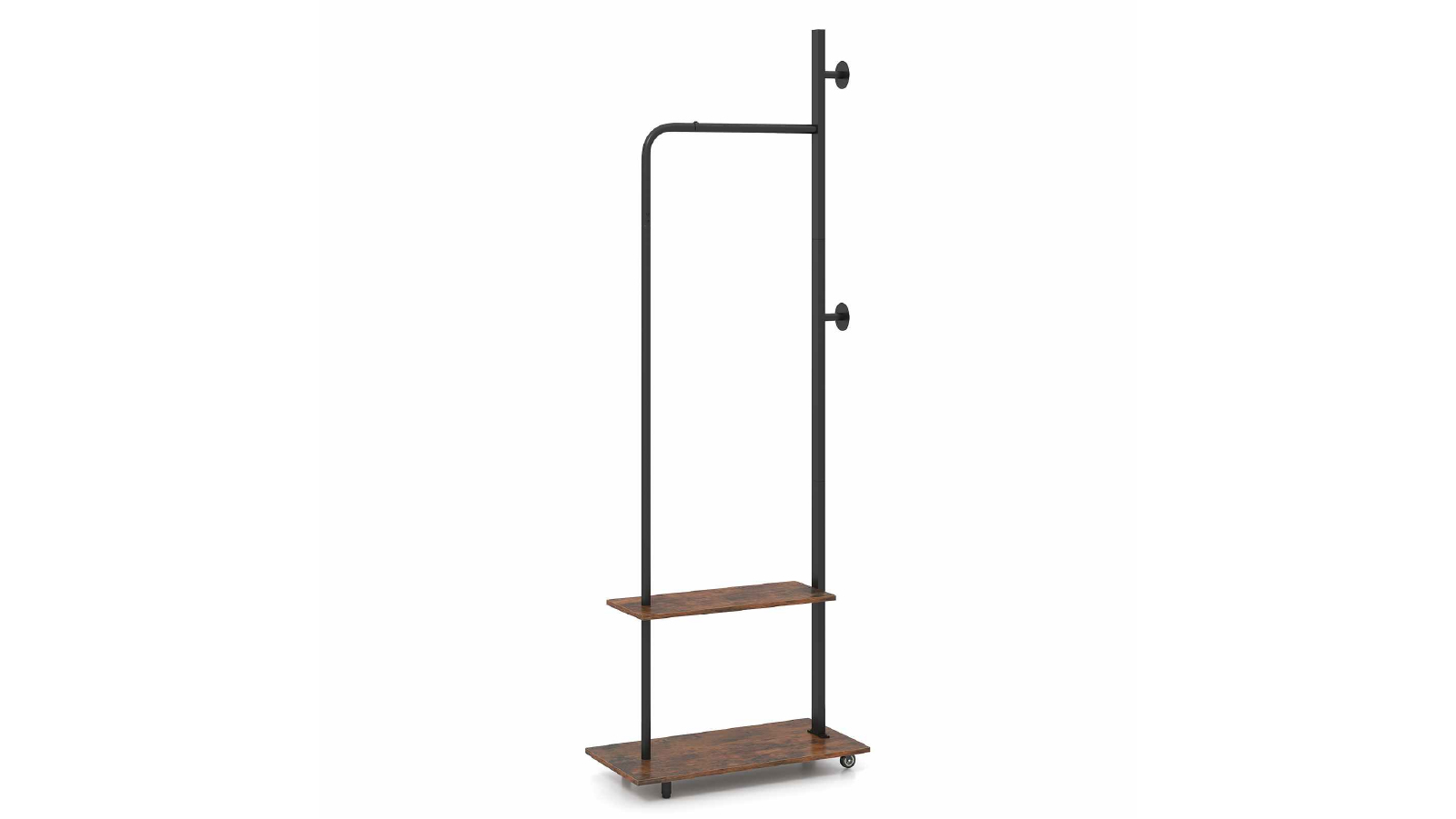 Costway 175cm Metal Clothes Rack with Wheels