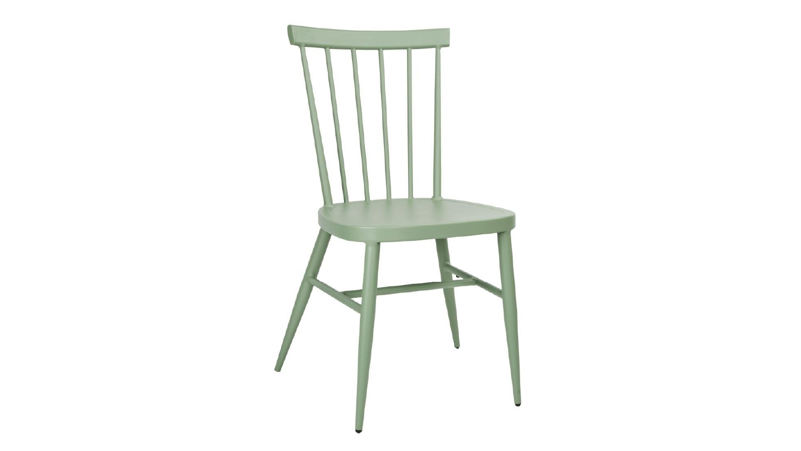 Bolero 4 Pack of Windsor Aluminium Chairs - Green