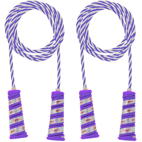2 Pack Wham O 2.13m Hula Hoop Jump/Skipping Rope Kids/Children Toy 5 years - Assorted