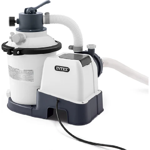 Intex SX925 Sand Filter Pump For Above Ground Swimming Pool - White
