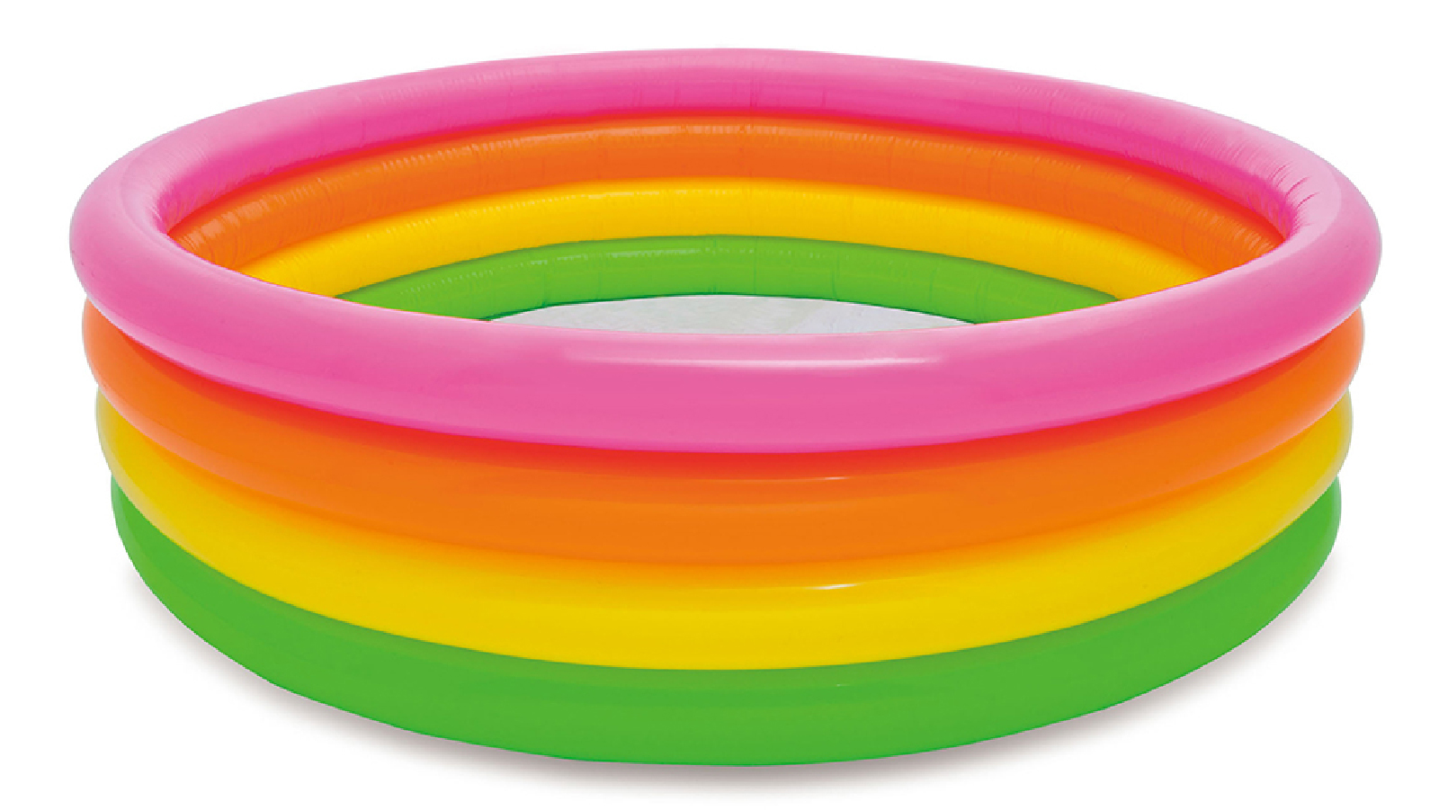 Intex 168 x 46cm Outdoor Inflatable Kids Round Swimming Pool for Aged 3 Year+