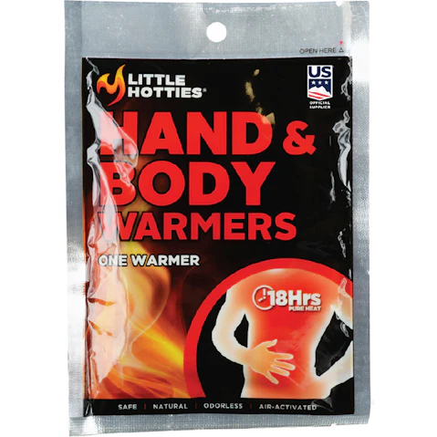 Little Hotties 5 Pair Hand And Body Warmers 18hrs Pure Heat Air Activated