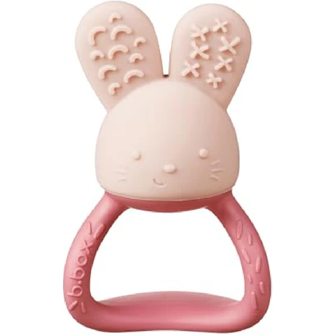 B.box Chill And Fill Teether For Soothing Baby Gums - Blush