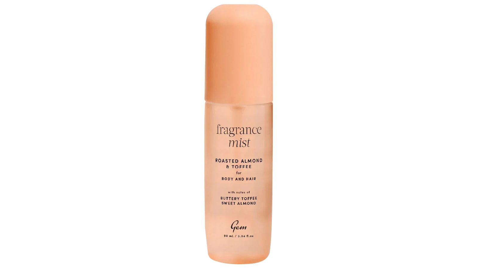 Gem Body Mist Roasted Almond and Toffee Fragrance Spray - 90ml