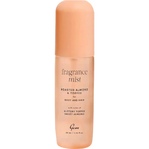 Gem Body Mist Roasted Almond and Toffee Fragrance Spray - 90ml