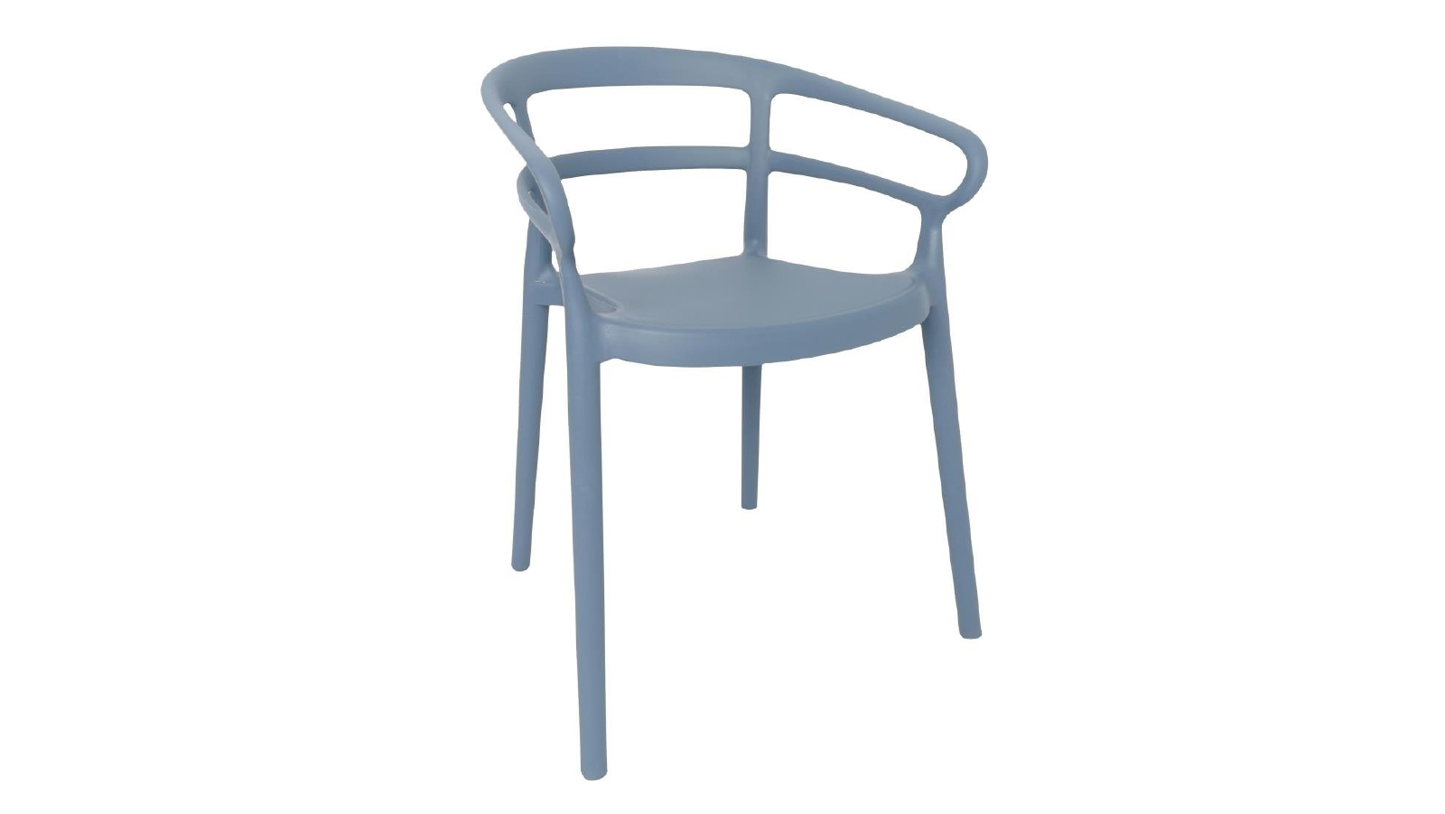 Bolero 2 Pack of Mateo Cafe Chairs - Slate Blue