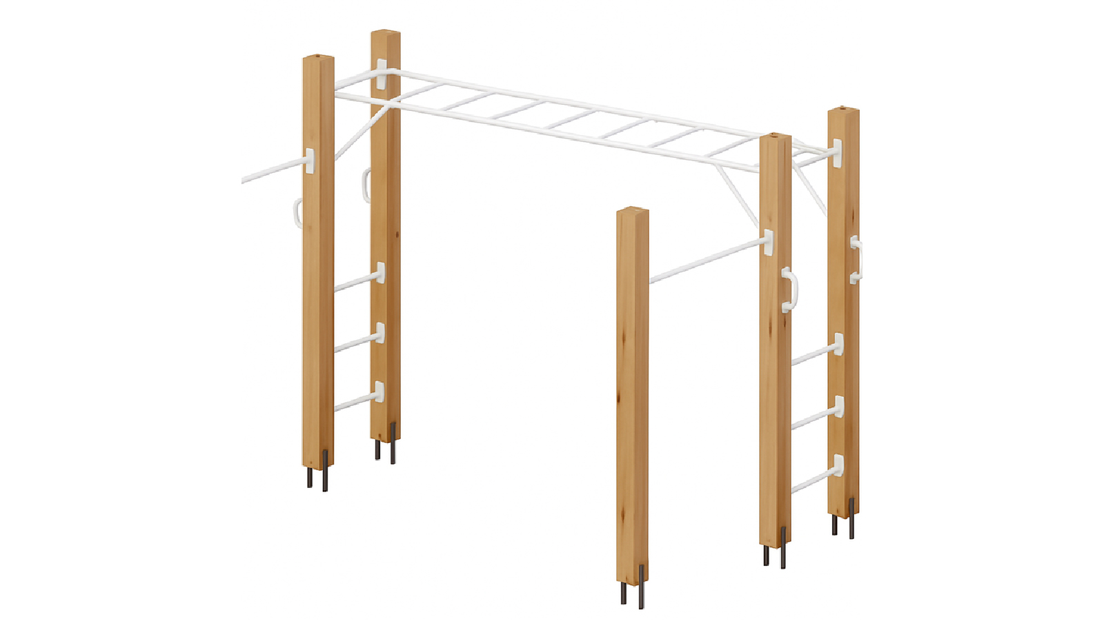 Hide & Seek Kids	Monkey Bars - White