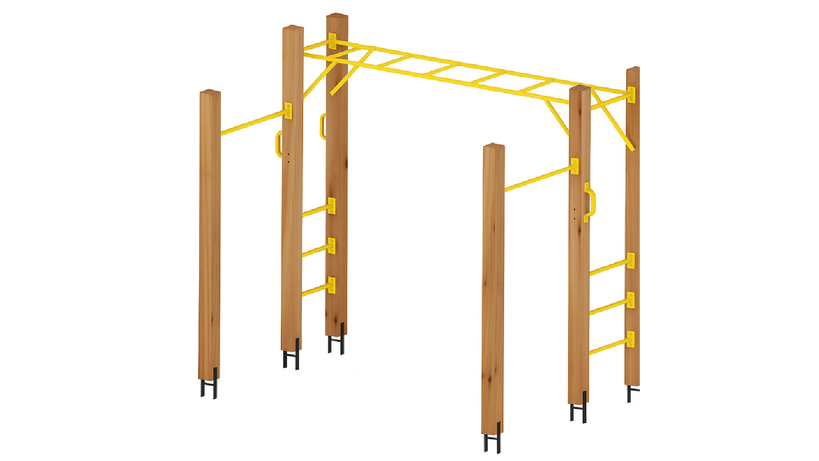 Hide & Seek Kids	Monkey Bars - Yellow
