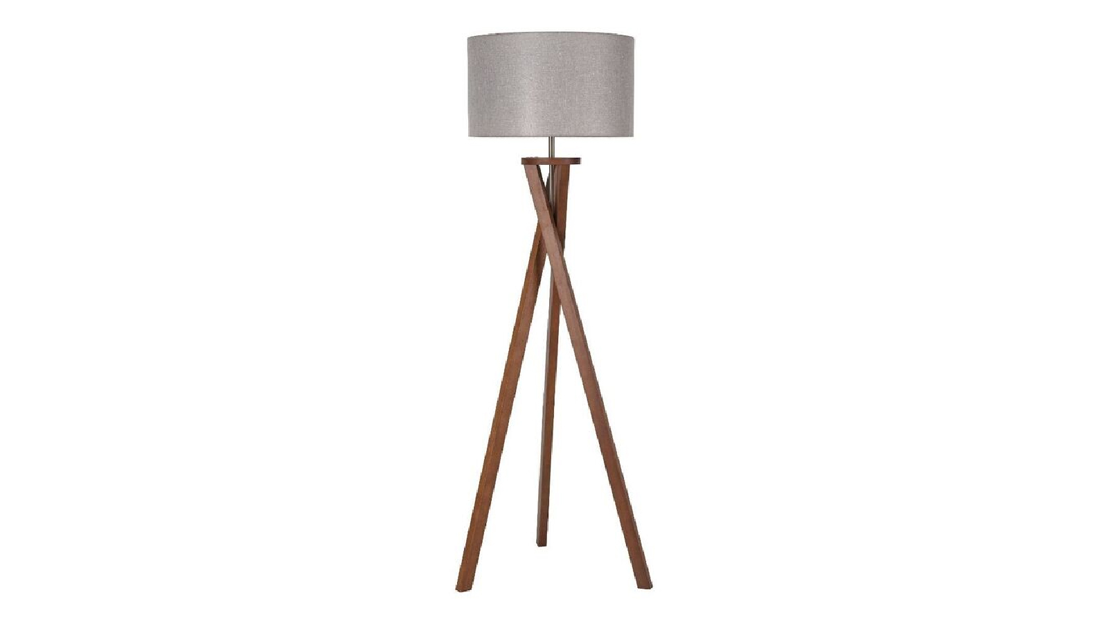 Lexi Lighting Easel Floor Lamp - Walnut