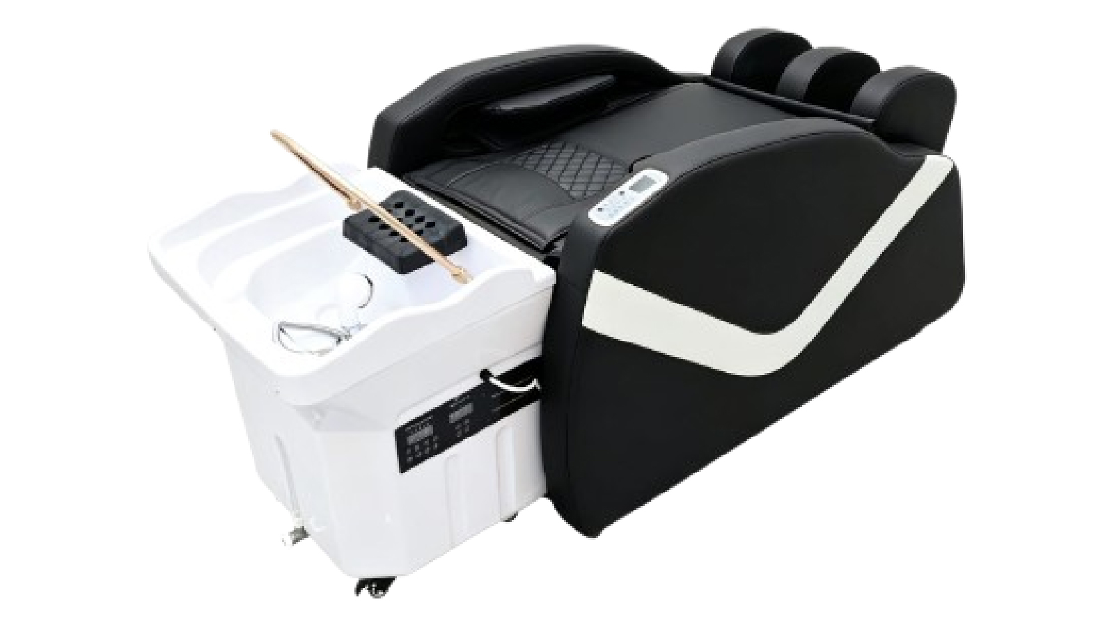 The Online Beauty Warehouse Atami Japanese Head Spa with Massage Chair (No Plumbing) - White/Black