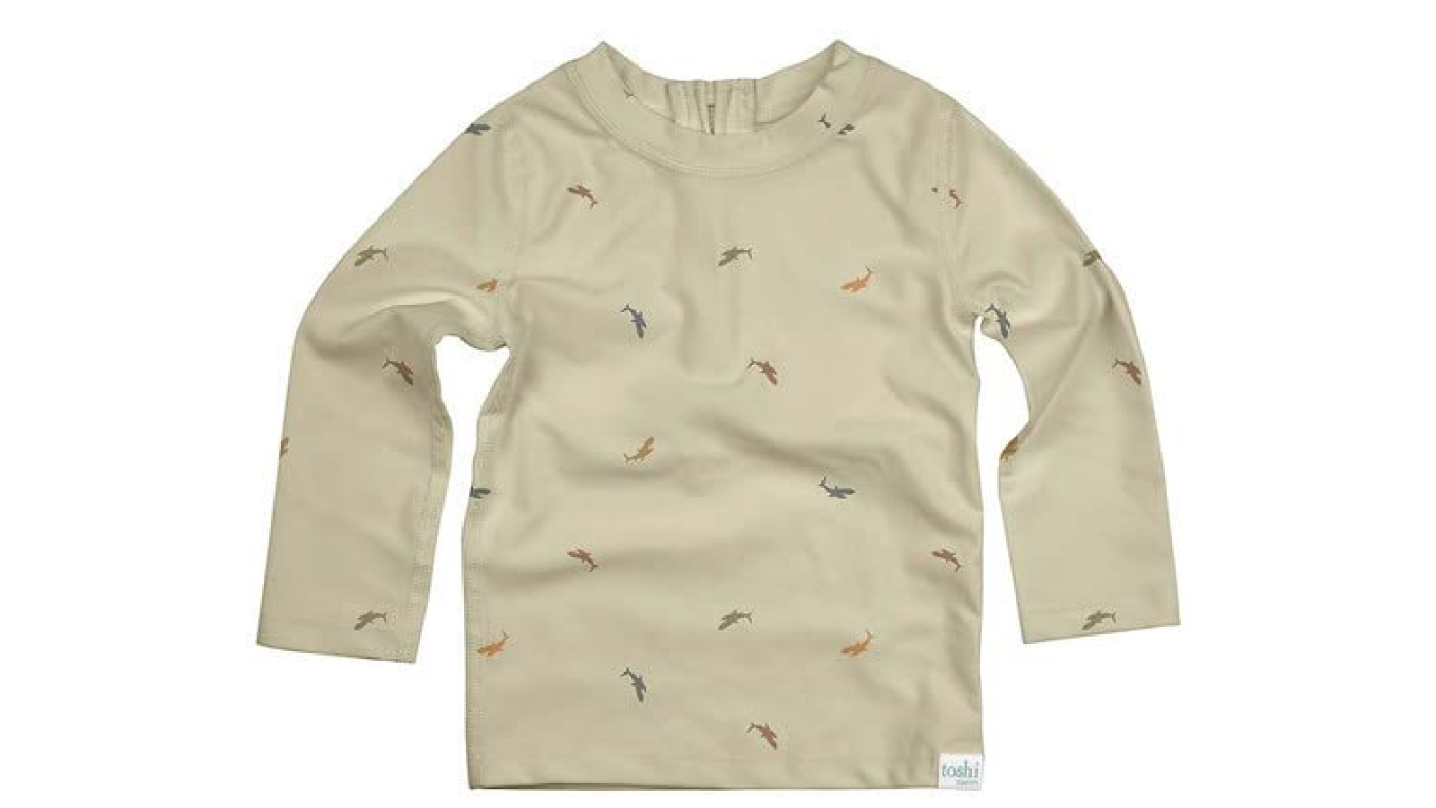 Toshi Long Sleeve Swim Rashie Shark Tank - Size 0