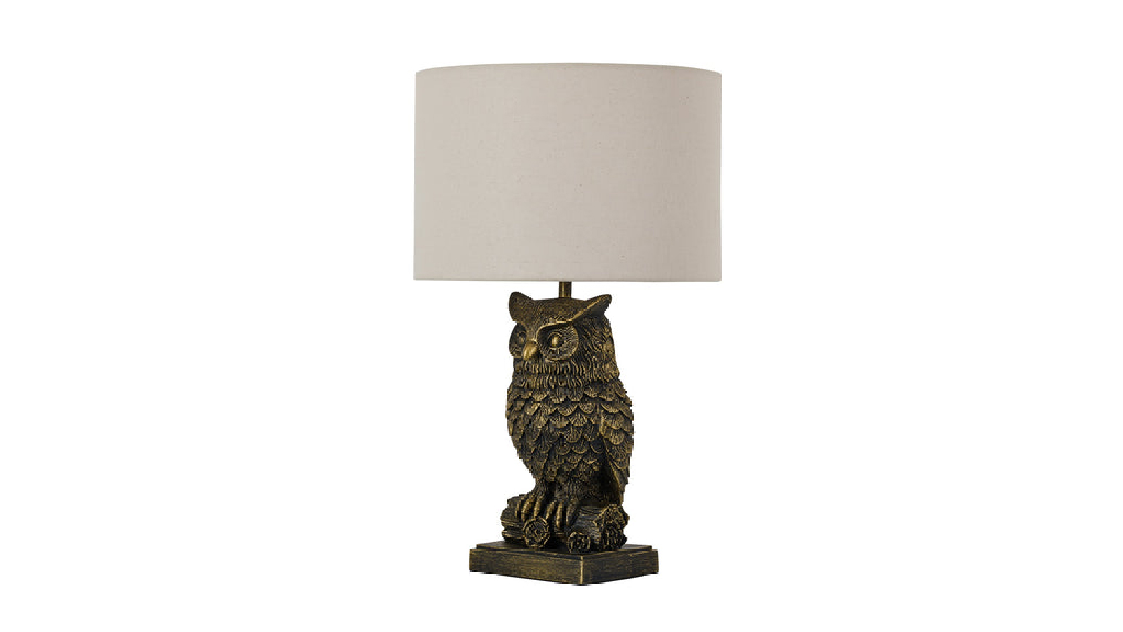 Lexi Lighting Owl Sculpture LED Table Lamp