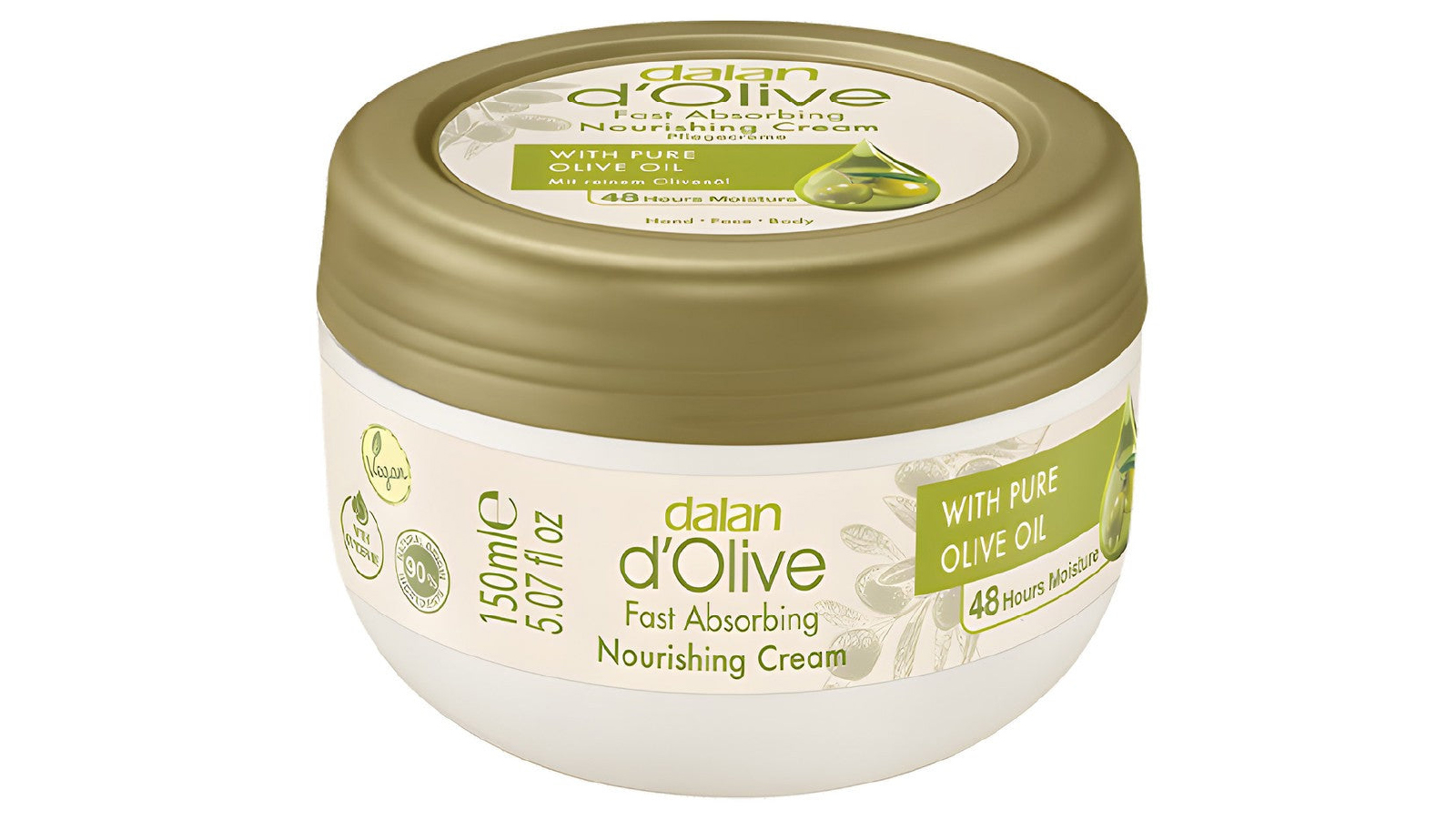 Dalan DOlive Nourishing Cream with Olive Oil for Hand and Body - 150ml