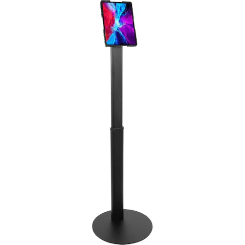 Mountech Ipad Tablet Security Floor Stand Tilt Rotate - 70-120cm