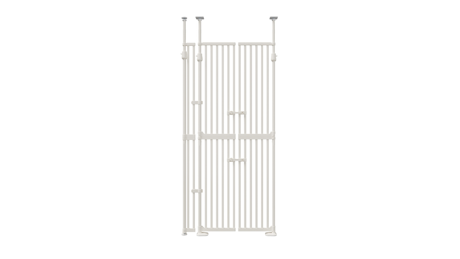 Alopet 190-264cm Retractable Safety Gate Pet Extra Tall Fence - White