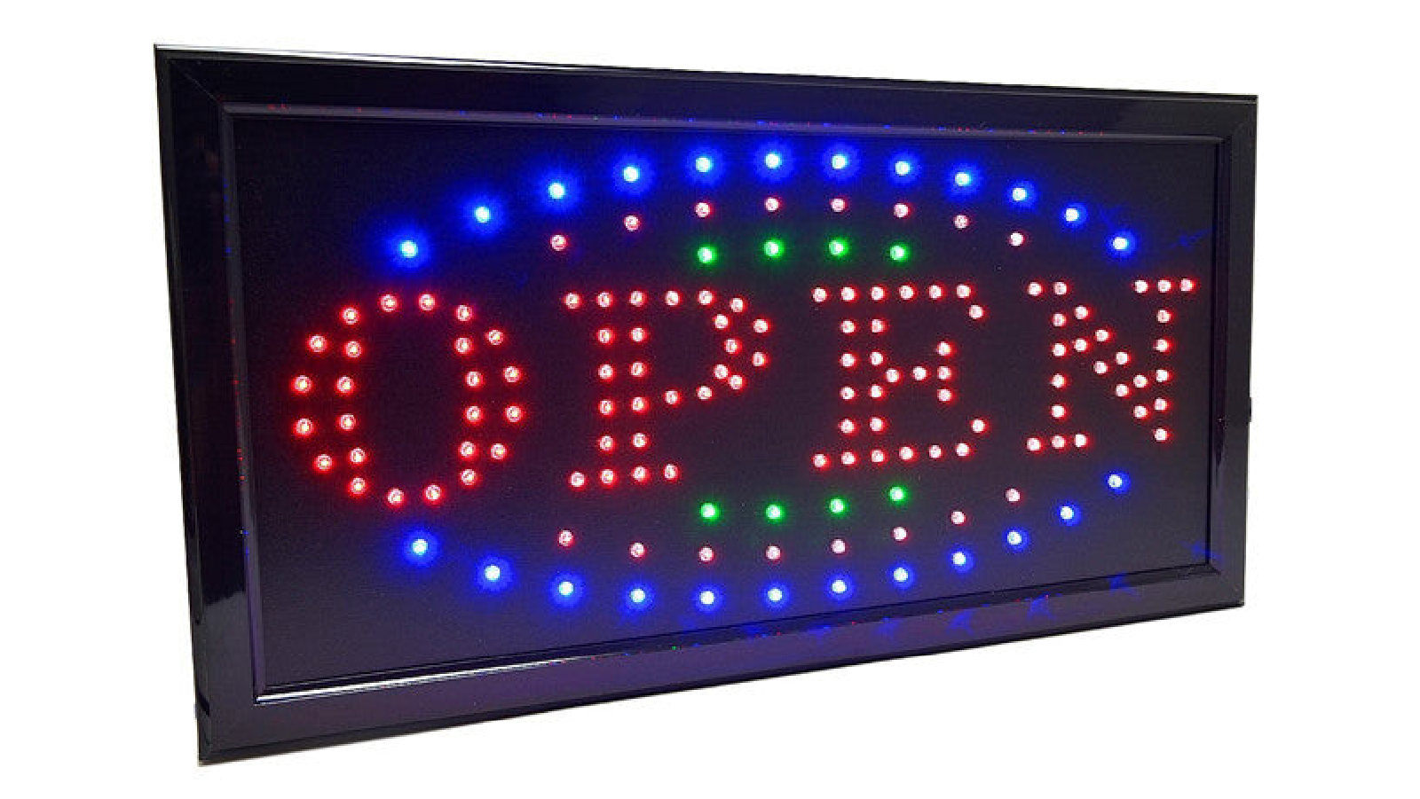 AUPK 48 x 25cm OPEN Business Advertising Sign Light