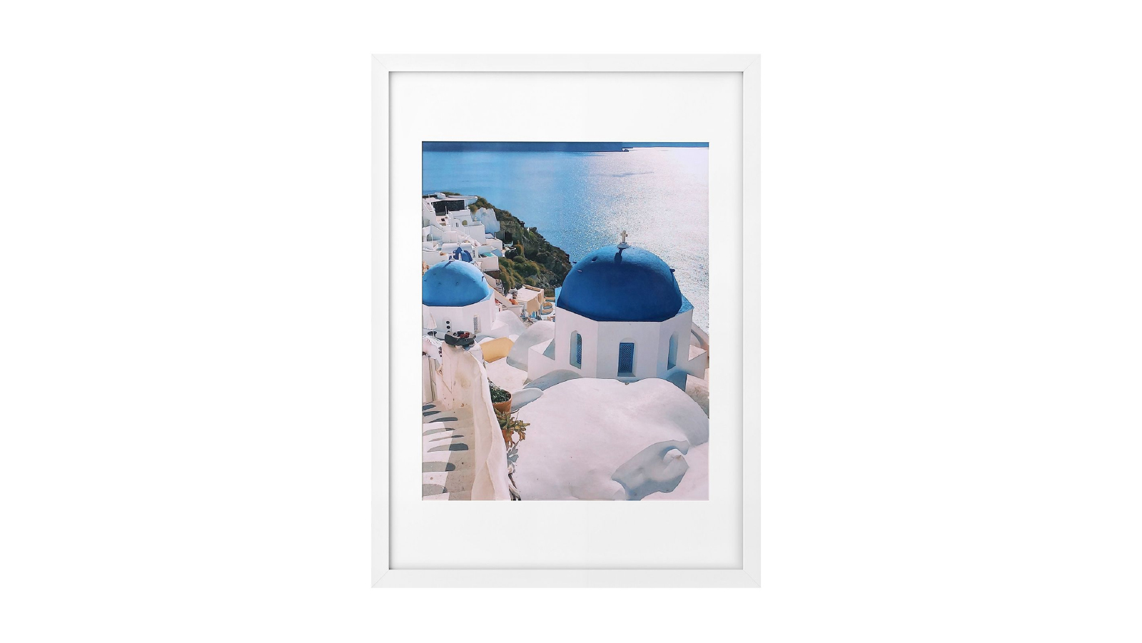 50 x 70cm White Picture Frame for Posters Artwork Family Photos and Childrens Drawings