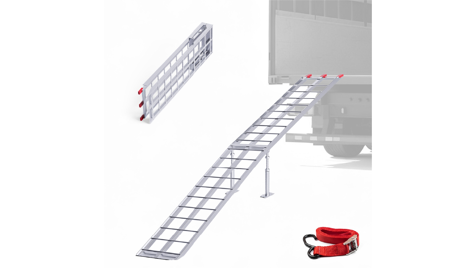 Advwin Aluminum Folding Loading Ramp with 680kg Loading Capacity