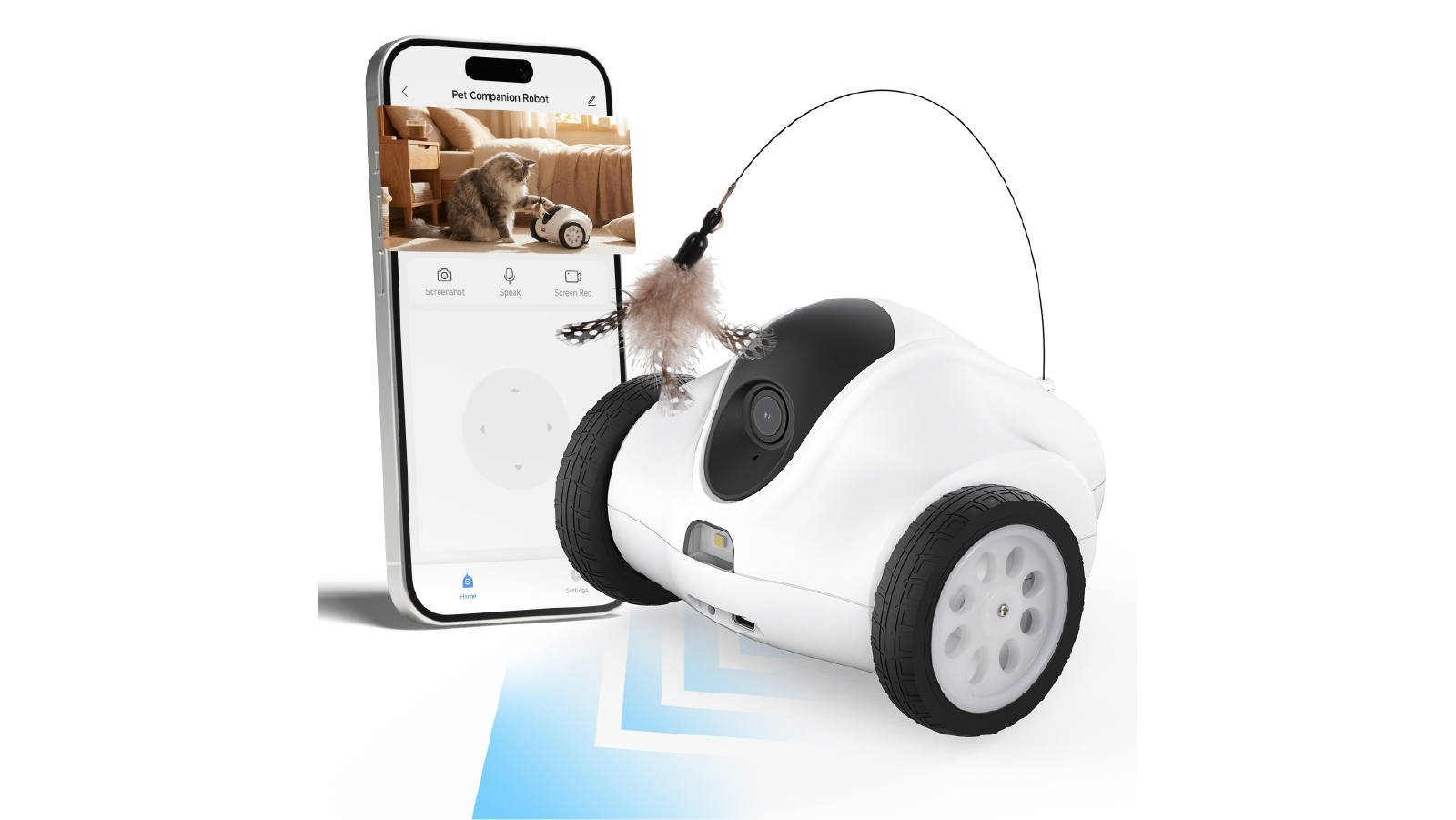 Advwin Pet Robot Camera with APP Smart Home Security Camera
