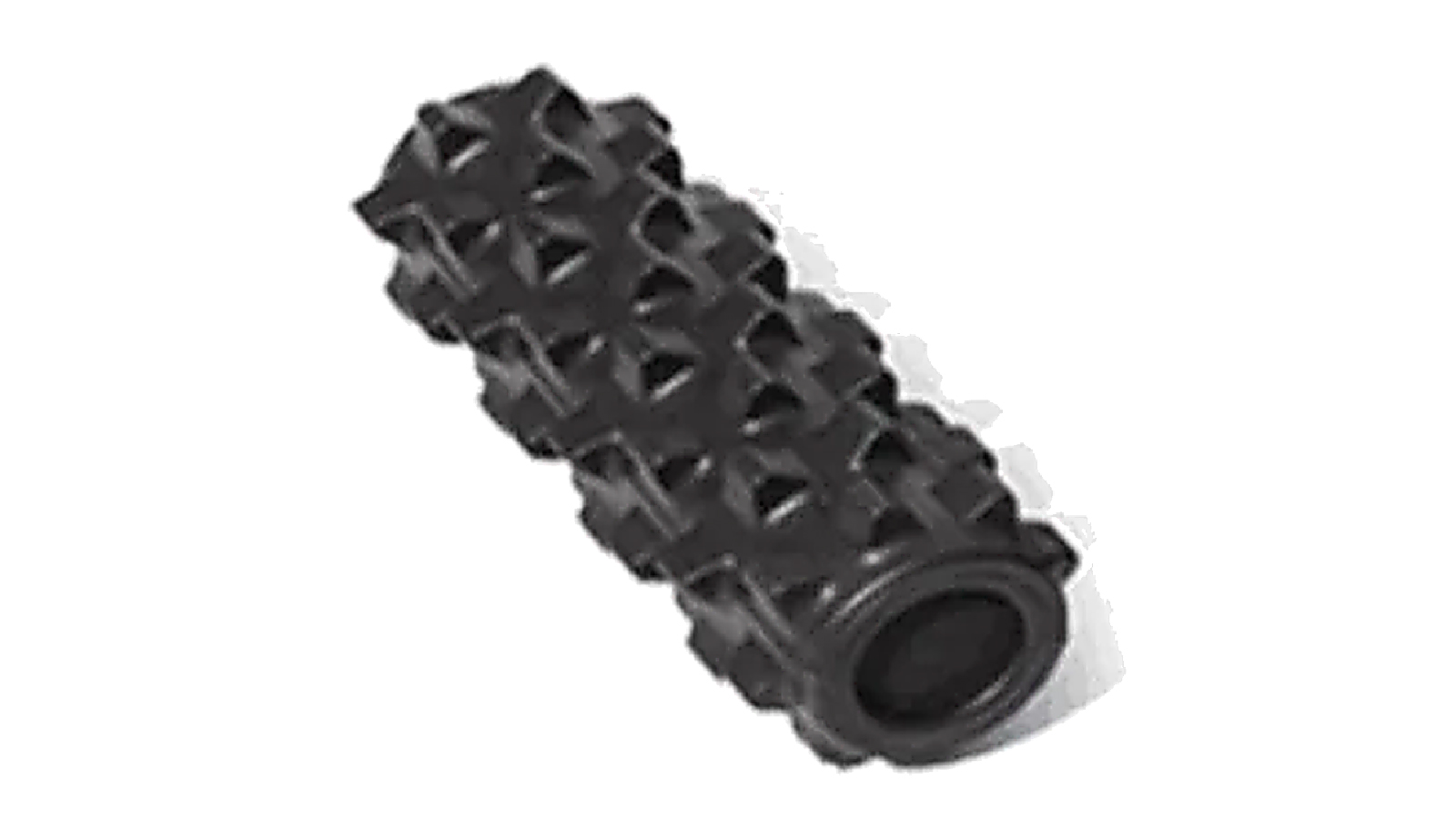 Fitness Hero 33cm Rumble Style High-Density Foam Roller - Black