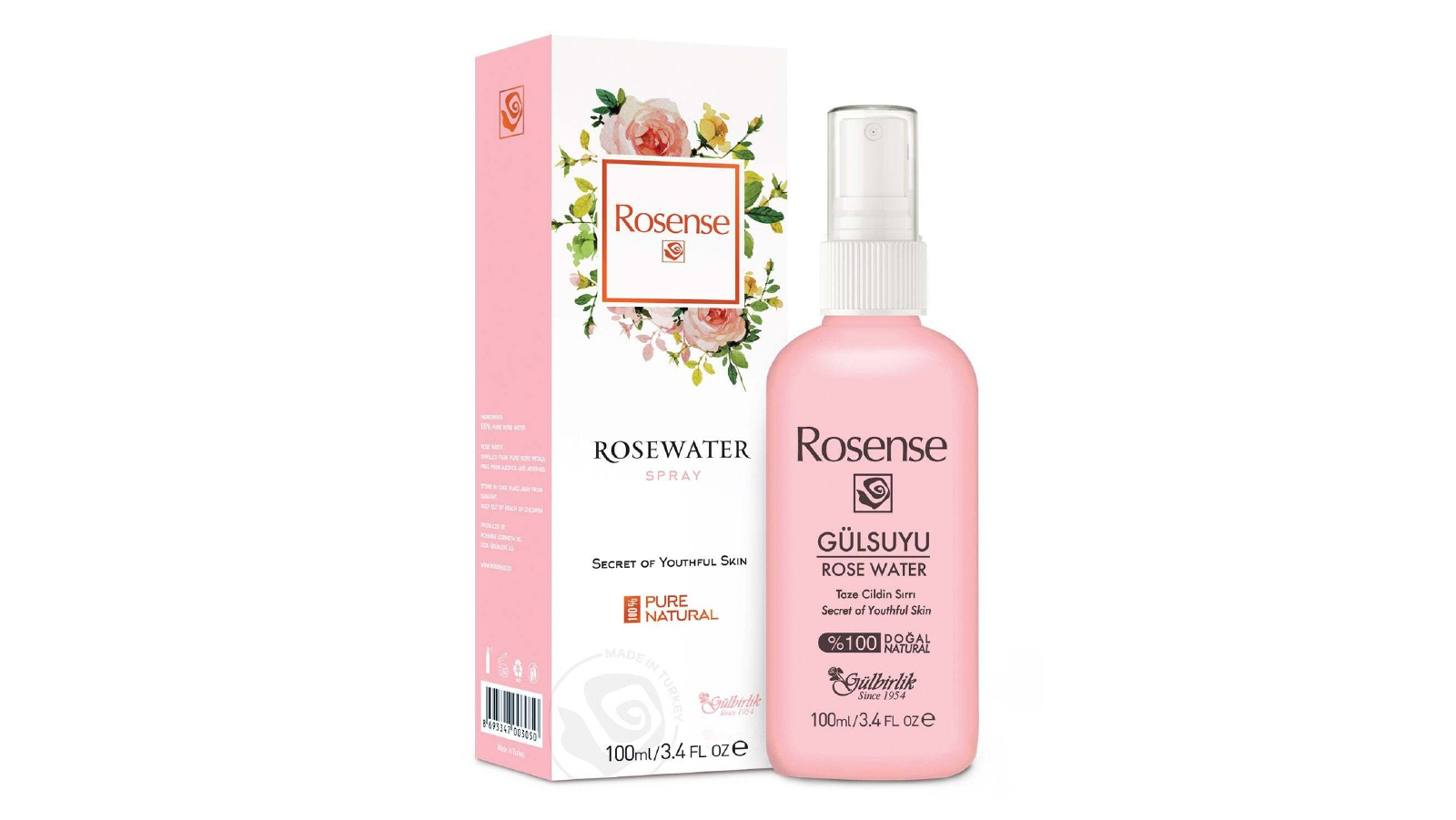 Rosense Rose Water Spray Pure Natural - 100ml