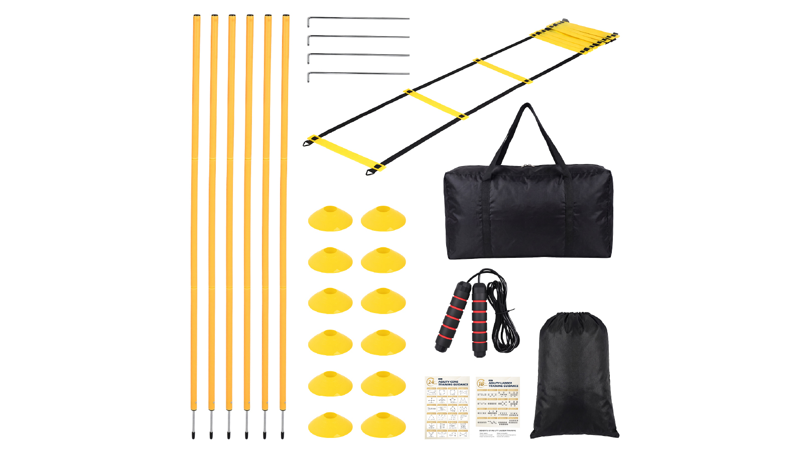 Advwin Professional Football Speed Training Kit for Kids and Adults