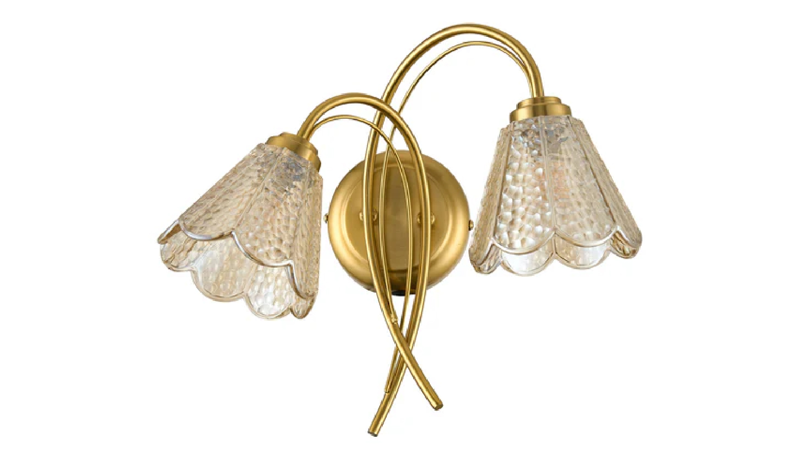 Lexi Lighting Coraline 2lt Wall Light - Champagne