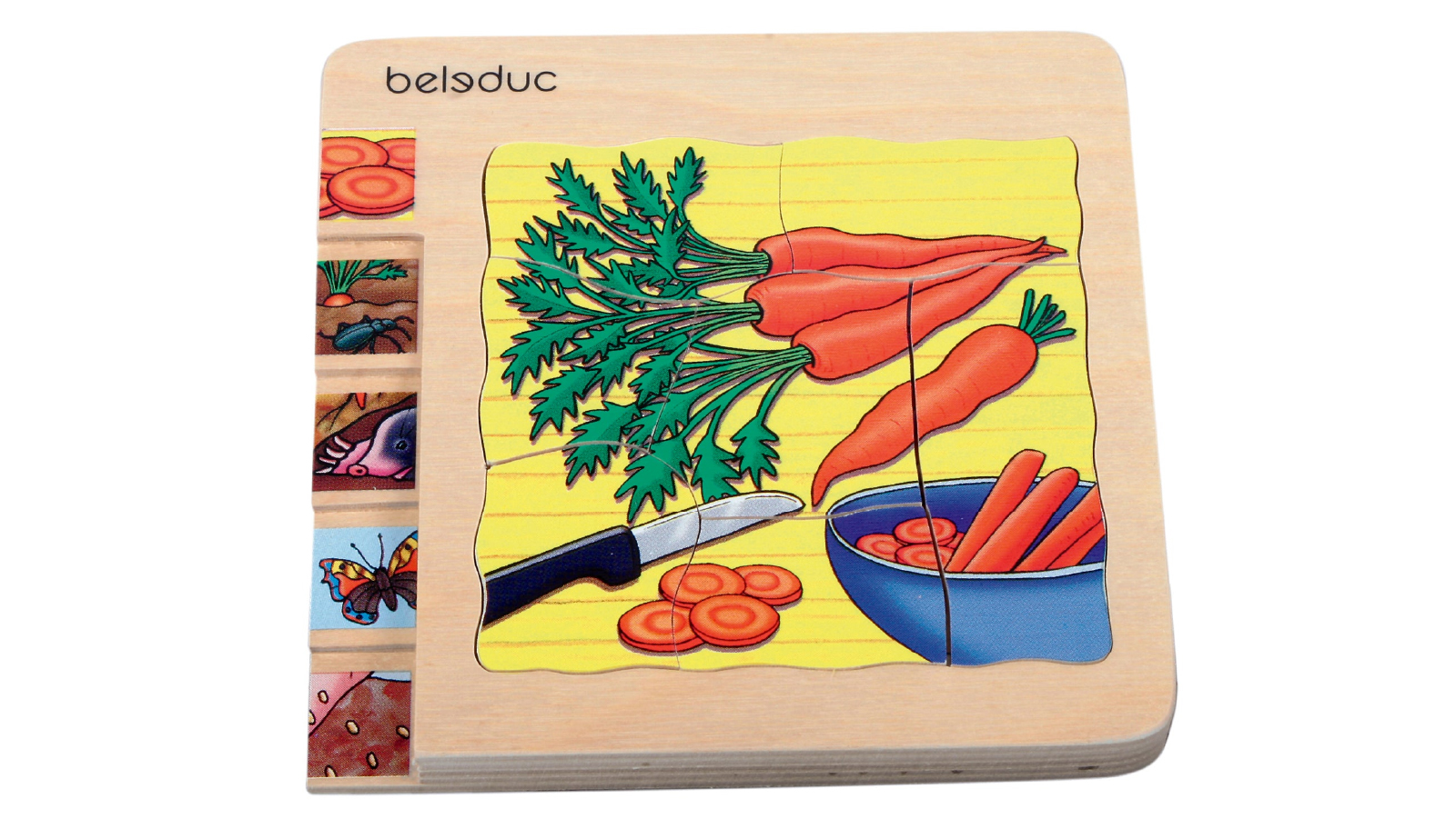 Beleduc Multilayer Puzzle - Carrot