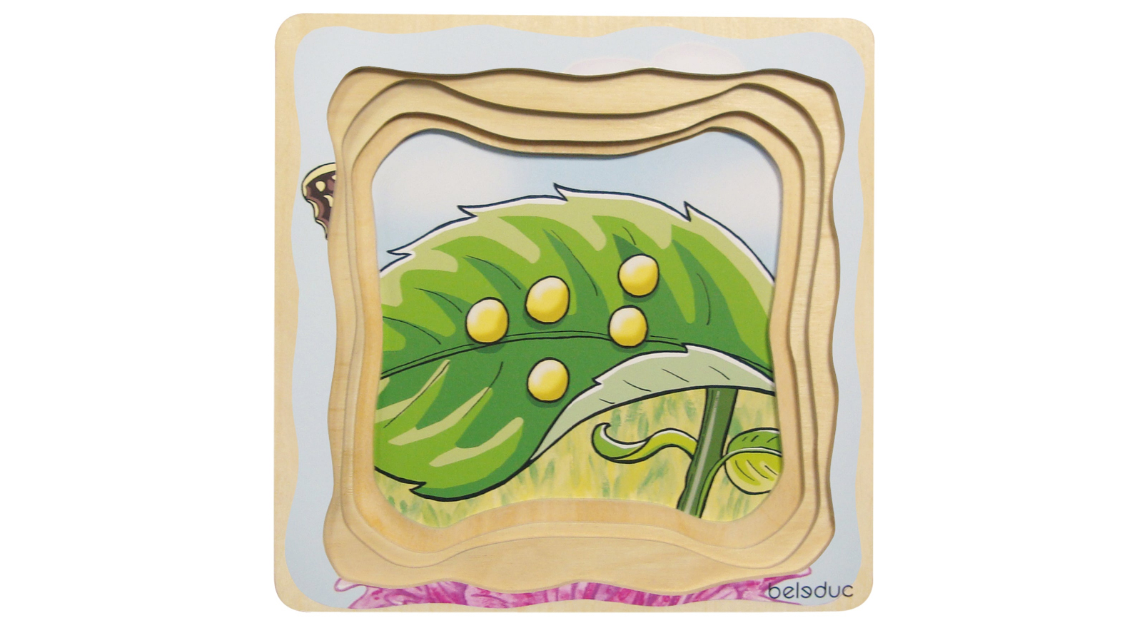 Beleduc Life Courses Multilayer Puzzle - Butterfly