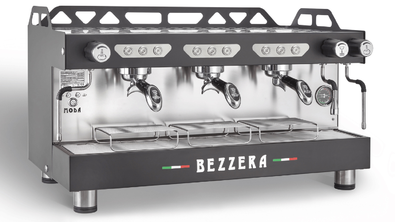 Bezzera 3 Group Moda DE PID Espresso Machine - BZMODAPID3B
