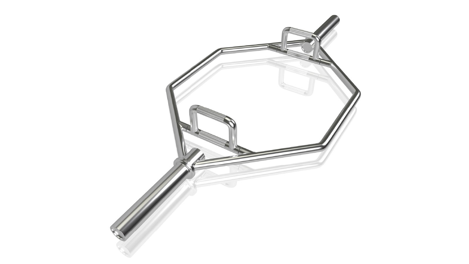 Costway Olympic Shrug Deadlift Barball Hex Tricep Bar 365kg Load with 2 Spring Collars Weight 