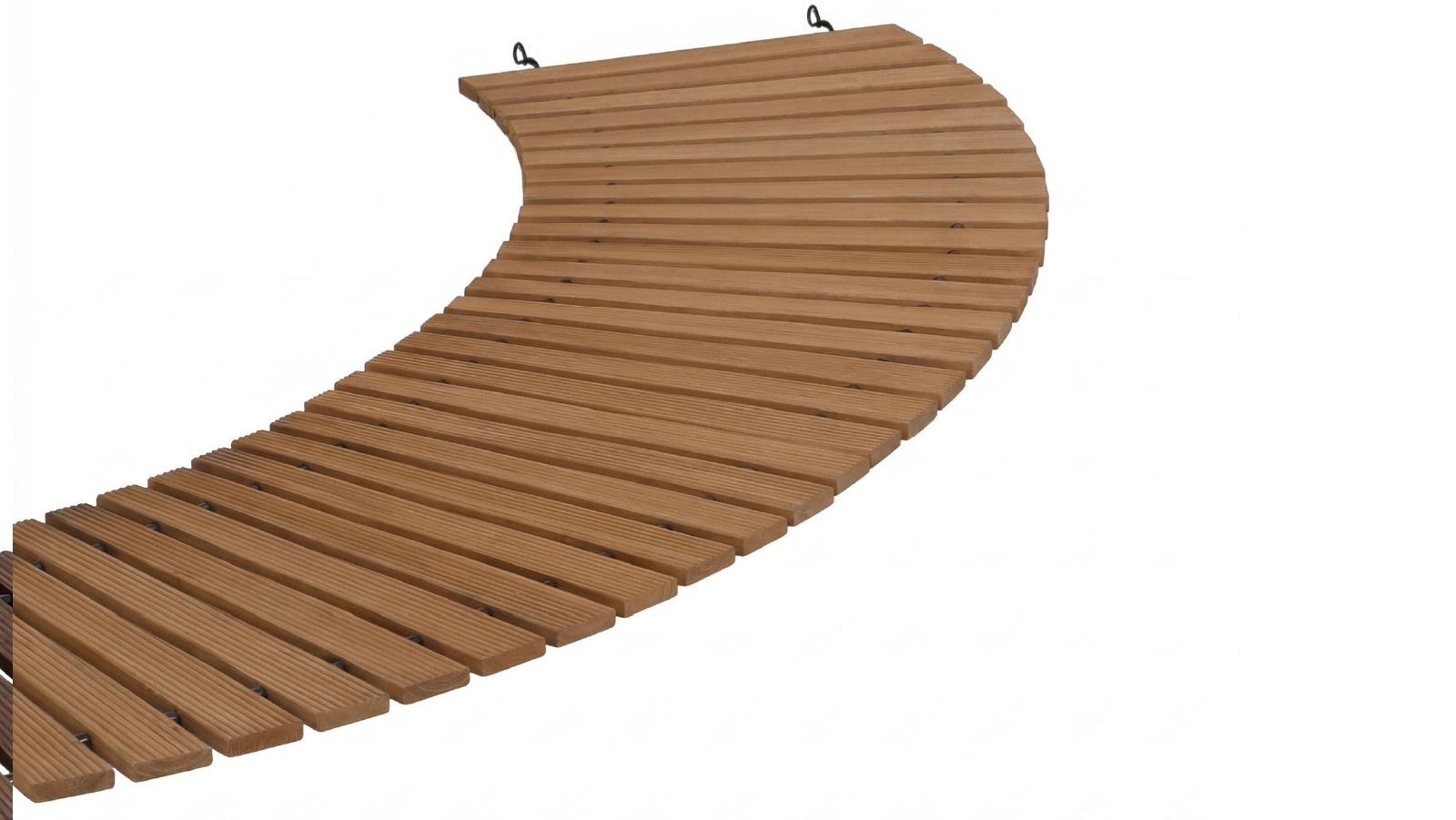 Gardeon Roll-Out Curved  Wooden Garden Pathway - Brown