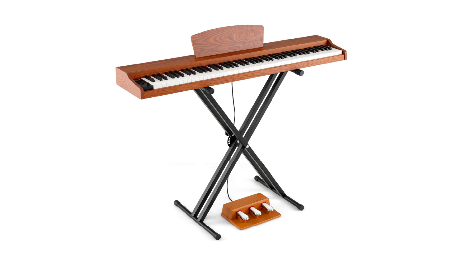 Costway 88 Key Electronic Keyboard Piano Set with Adjustable Stand