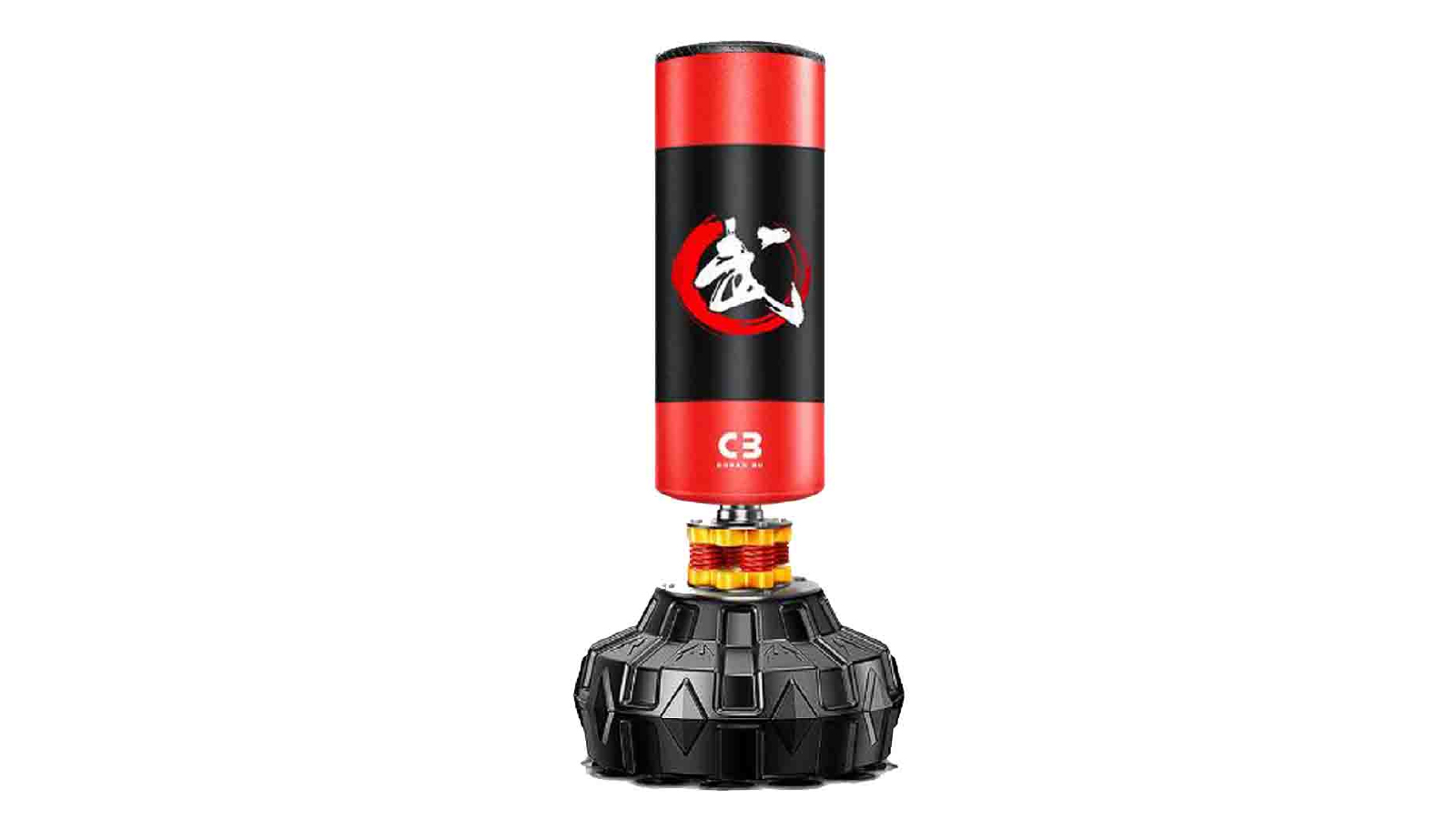 Costway 1.75m PU Boxing Punching Bag with Suction Cups and Shock Absorbers